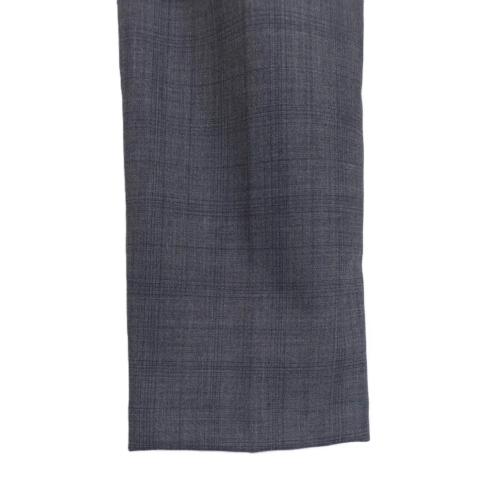 Michael Kors Mens Classic Fit 2 Piece Suit 36R 31x32 Grey Blue Plaid Wool NWT